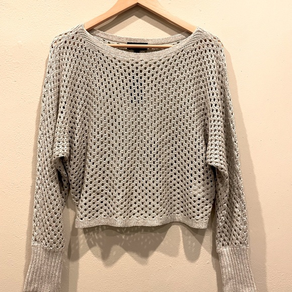 Express Knit Crop Sweater - Picture 1 of 4